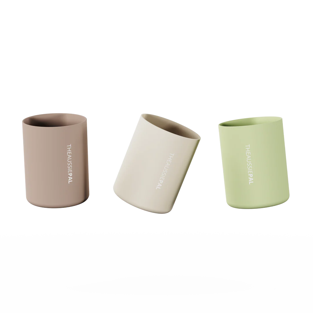 1L Silicone Grip Café Collection 3pk